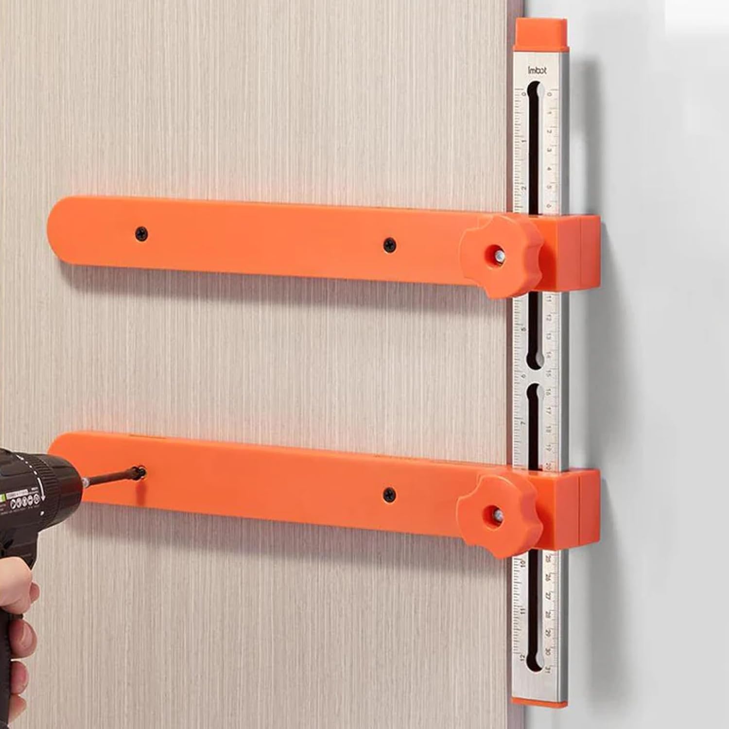 Fivalo Maschera Per Cassetti Con Braccio Magnetico – Installazione Facile E Precisa Per Guide A Scorrimento, Per Armadi E Mobili