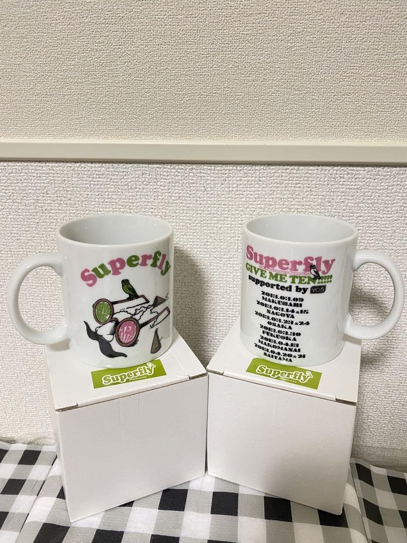 Amazon.co.jp: Superfly ツアーグッズ／マグカップ× 2セット : ホーム