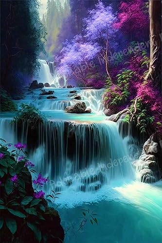 Very Proud Challenge - Rompecabezas de madera de 1000 piezas para adultos para toda la pintura de paisajes espectaculares, disfruta del sueño de