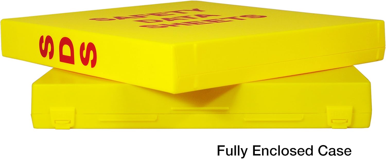 UniKeep SDS Binder - 1.5'' Capacity, (3 Poly Rings), Fully Enclosed