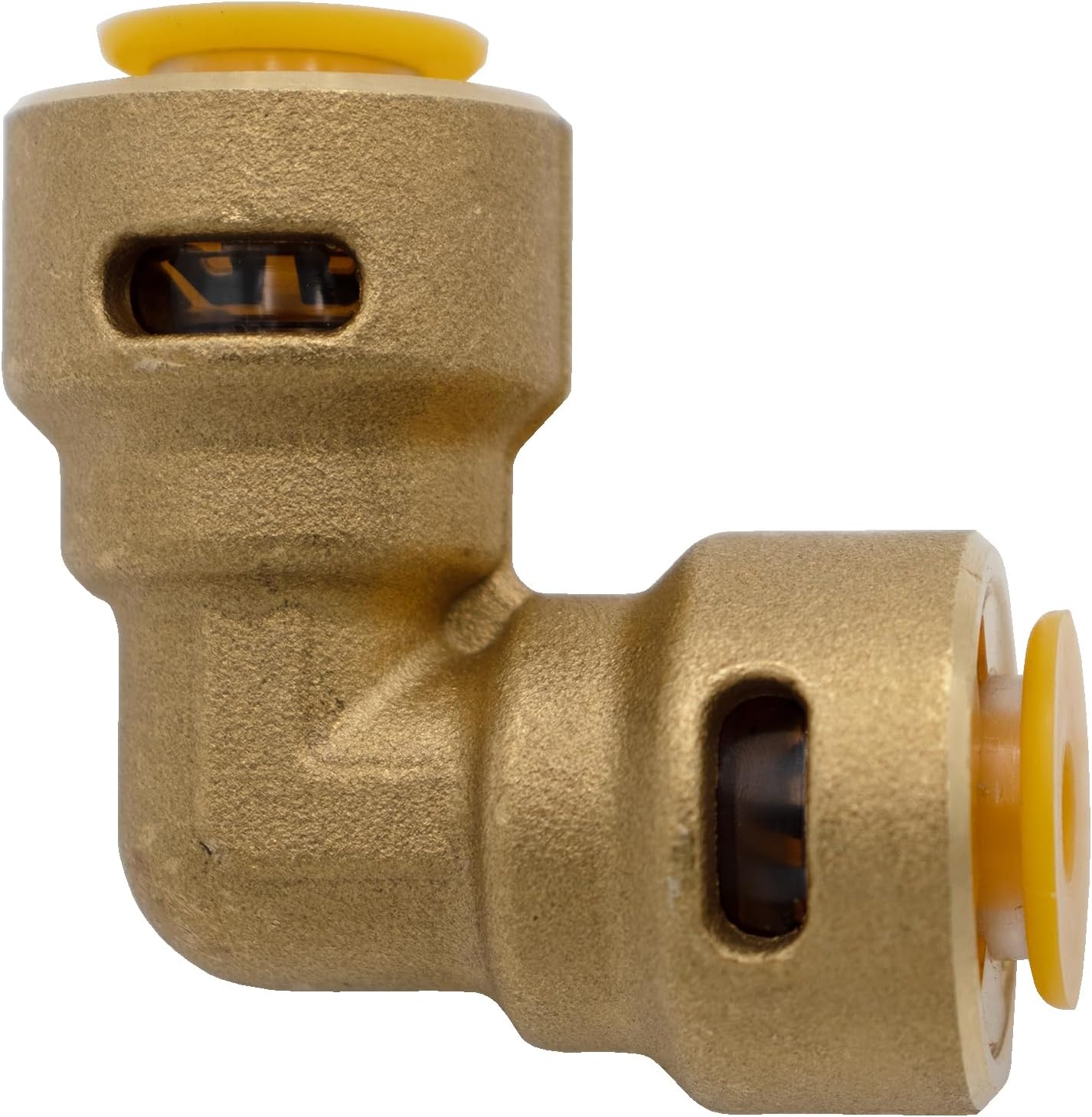 Supplying Demand SB1 3/8 Inch 90 Degree Elbow Quick Connect HVAC Brass Coupler Fitting