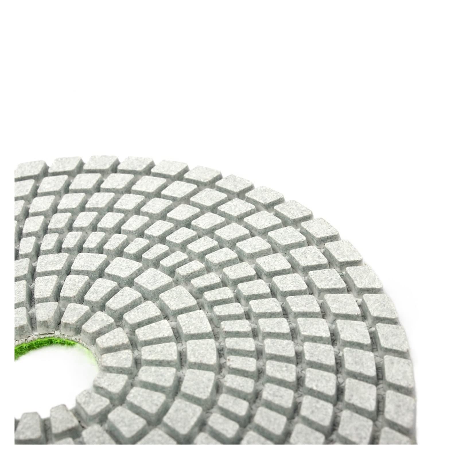 CAREG 5-Zoll-7-teiliges Set Diamant-Polierpads, flexibel, passend for Stein, Marmor, weiße Bindung, 125 mm Schleif-Polierscheibe Durable (Size : 50)