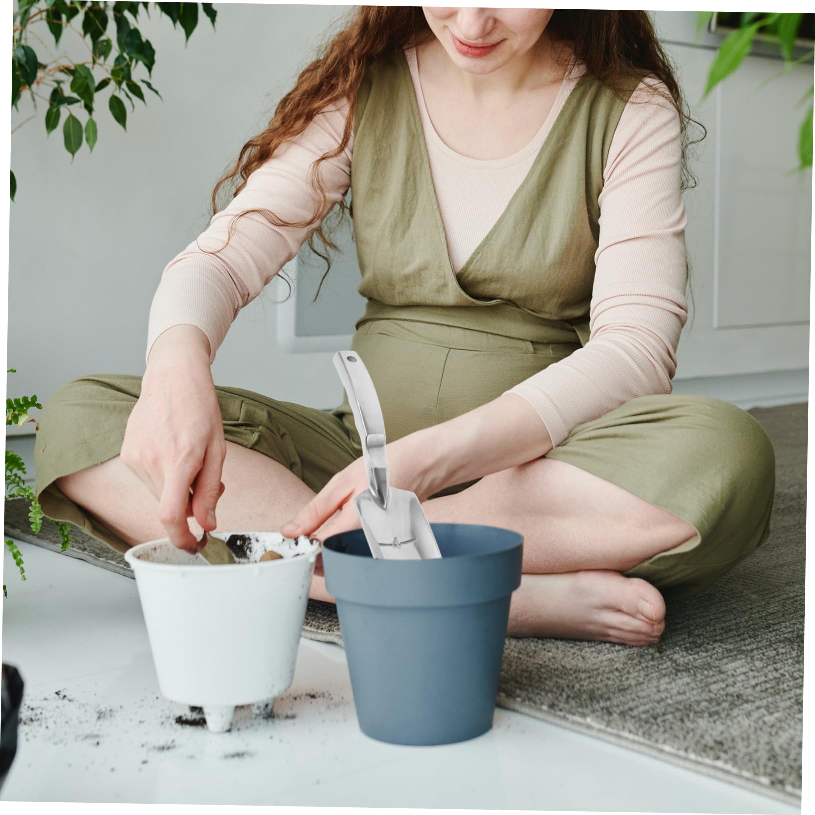 VANZACK 4 Stück Gartenkelle Kleine Handliche Gartenarbeit Pflanzen und Umpflanzen für Outdoor Aktivitäten und Heimgärten
