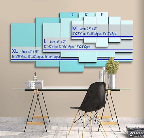 Miniatura 5 de Epikkanvas Empowered Living - 5 piezas enmarcadas de obras de arte de Michael Jackson - Dance Moves Mr Jackson lienzo inspirador para decoración de