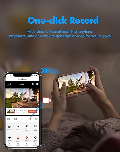 Miniatura 9 de LaView Cámara de seguridad de 8 MP para exteriores, visión nocturna a color Starlight, cámaras 4K para seguridad en el hogar, detección humana AI y