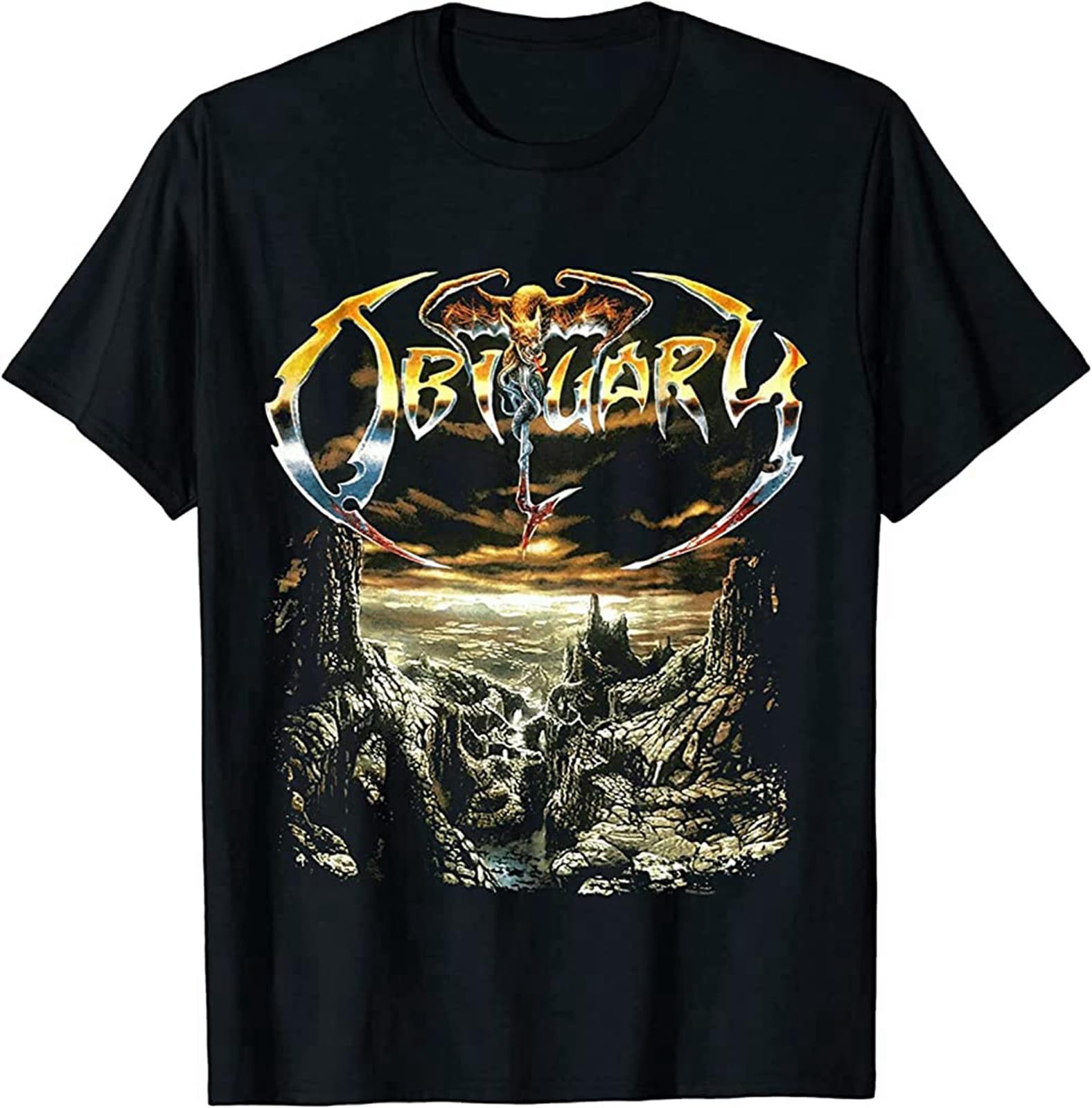 ROUBEIJIA Rare Vintage Obituary The End Complete Album Band,Unisex