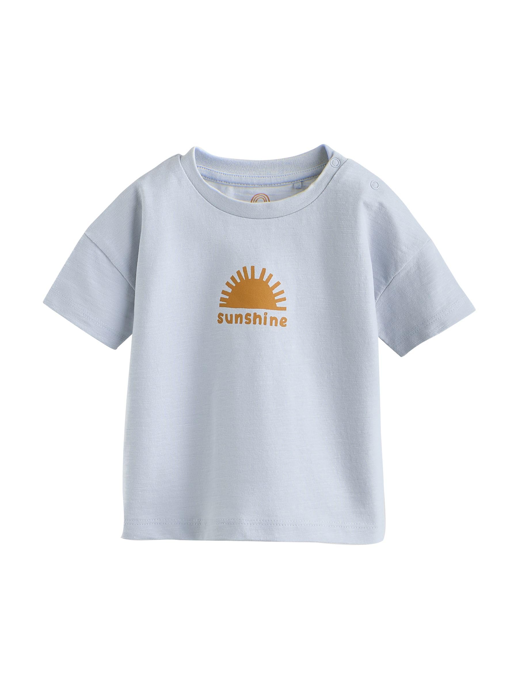 NEXT Baby Jungen Oberteil und Shorts, 6-teiliges Baby-Set