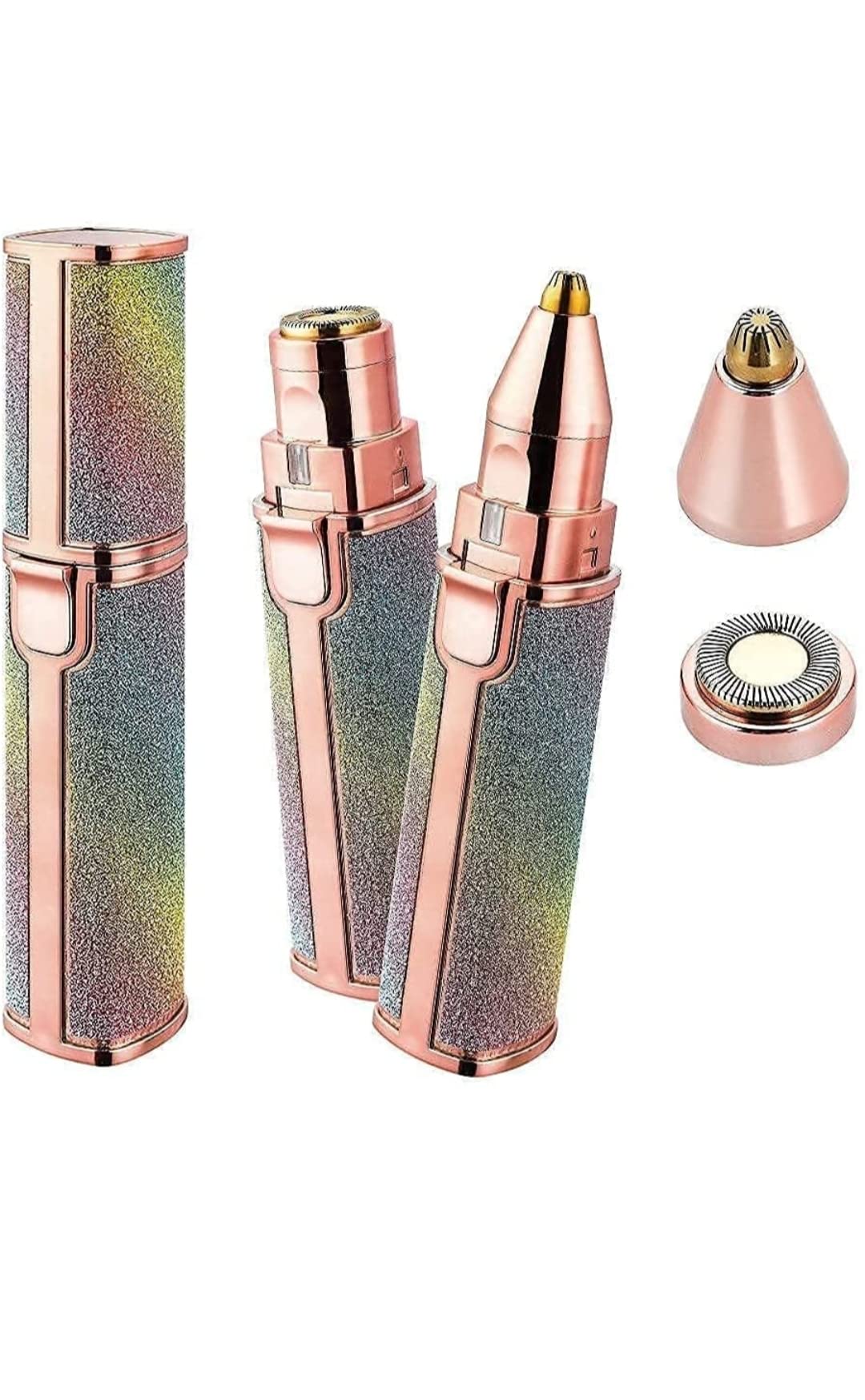 HARIKRUPEX Rainbow Blowless Painless Face Hair Removal Machine for Women Upper lip Hair Remover, Eyebrow Hair, Chin Hair Epilator Hair Remover Trimmer for Women (USB Charging)