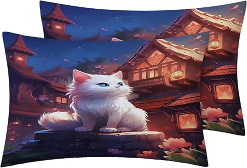 Miniatura 9 de zcwl Panda Duvet Cover Twin Size  Fantasy Forest Bedding Set  2 Piece  Soft Microfiber Patterned Comforter Cover with Zipper Ties &amp; 1 Pillowcase