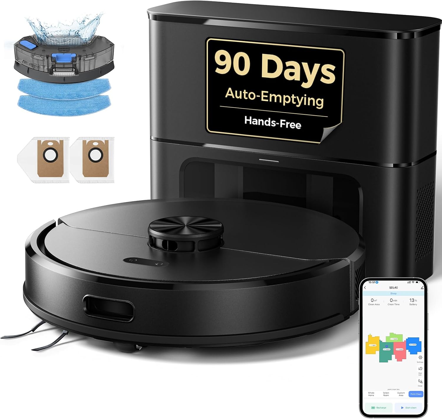 Kilgone Robot Vacuum and Mop with...