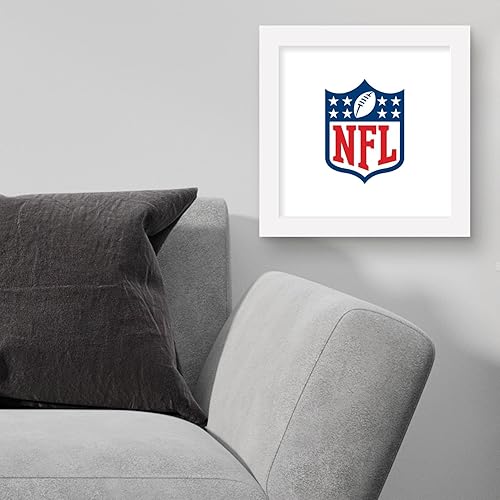 Vista 8 de Trends International Gallery Pops NFL Logo - Shield Canvas Wall Art, Unframed Version, 12" x 12" Gallery Pops Canvas Wall Art