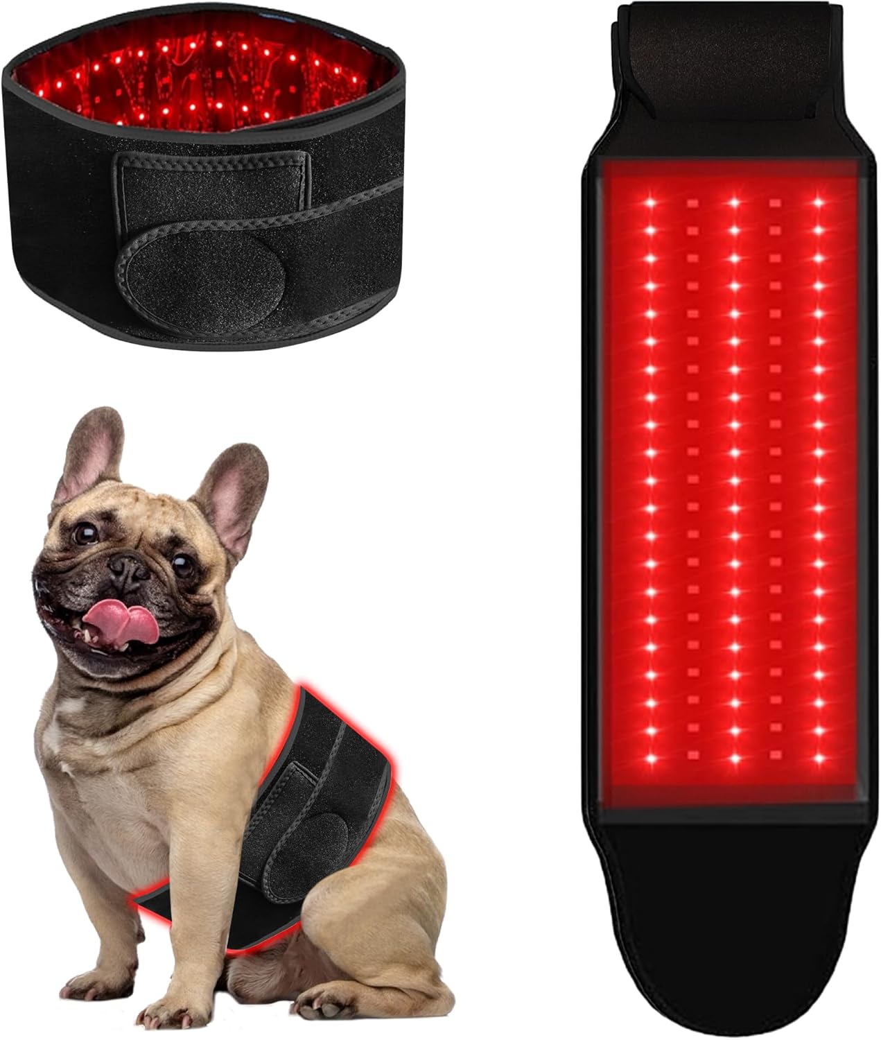 Red Light Therapy Belt for Dogs - Portable Red Light Therapy Mat for Pets, Dog Pain Relief Hip & Joint Care, Back Pain Relief, Infrared Light Therapy Device for Home Use, Horses & Pets