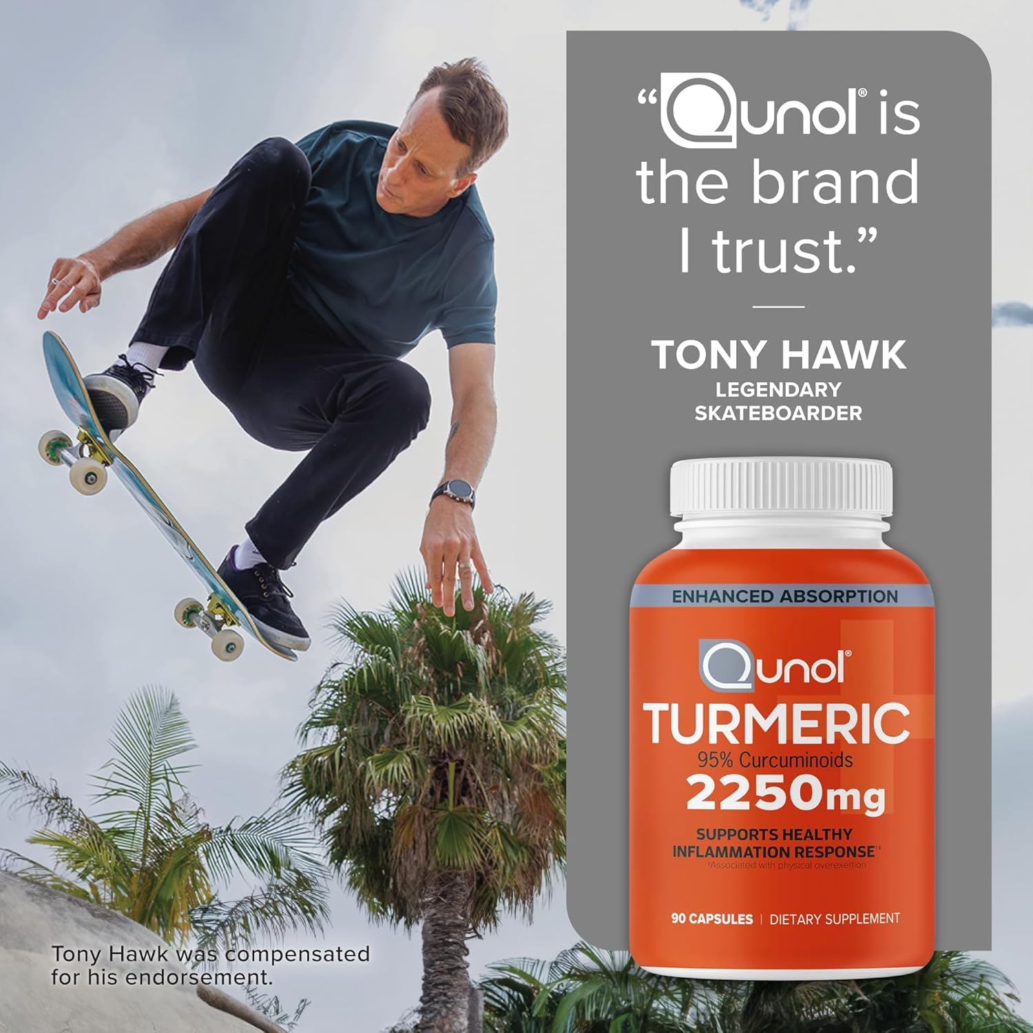 Qunol Turmeric 2250mg + Black Pepper for Enhanced Absorption, 150 Capsules — Amazon image 7