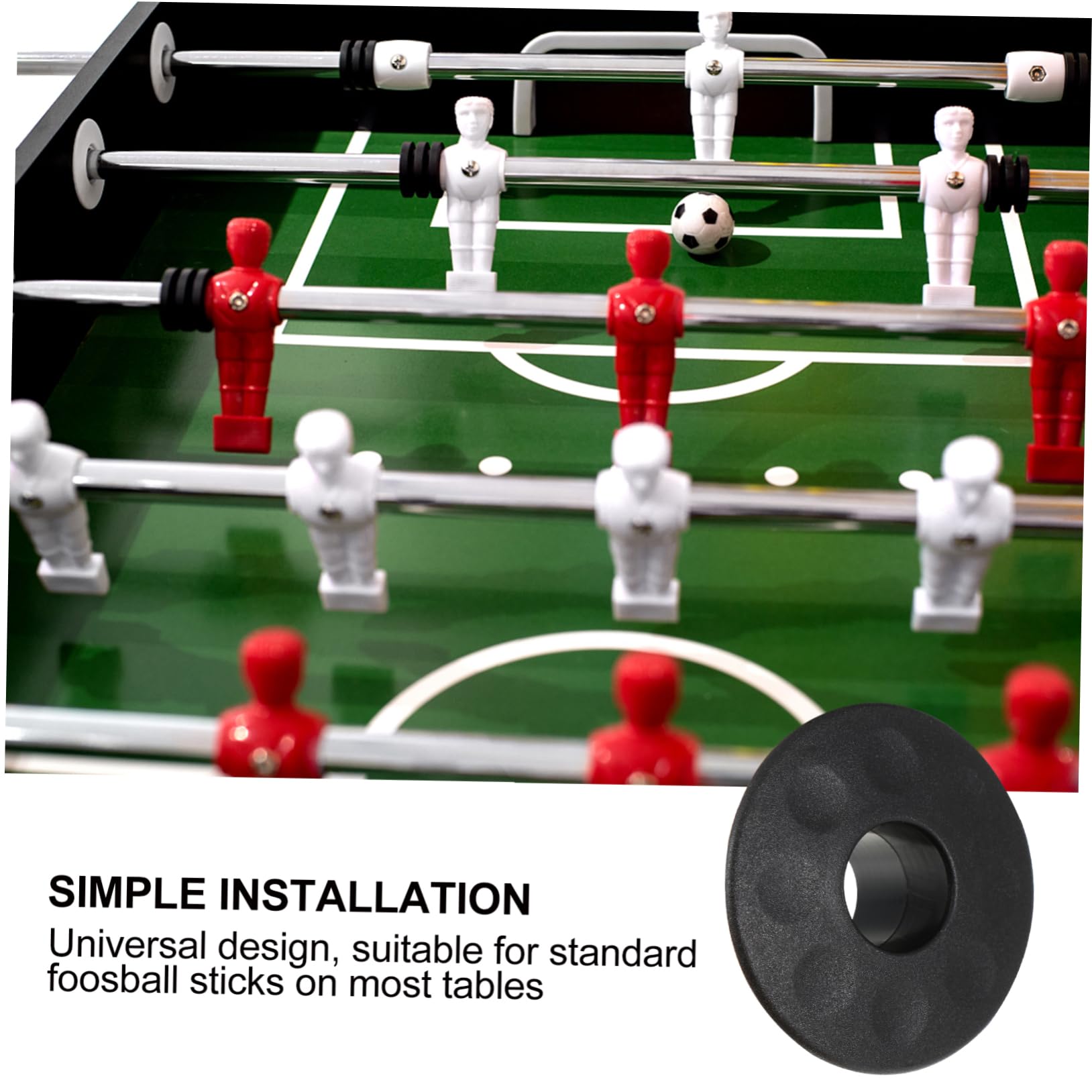 BESPORTBLE 20pezzi Boccole Per Biliardino Accessori Professionali Per Giochi Da Tavolo Facile Installazione e Utilizzo Compatibile Con Vari Modelli Di Calcio Balilla