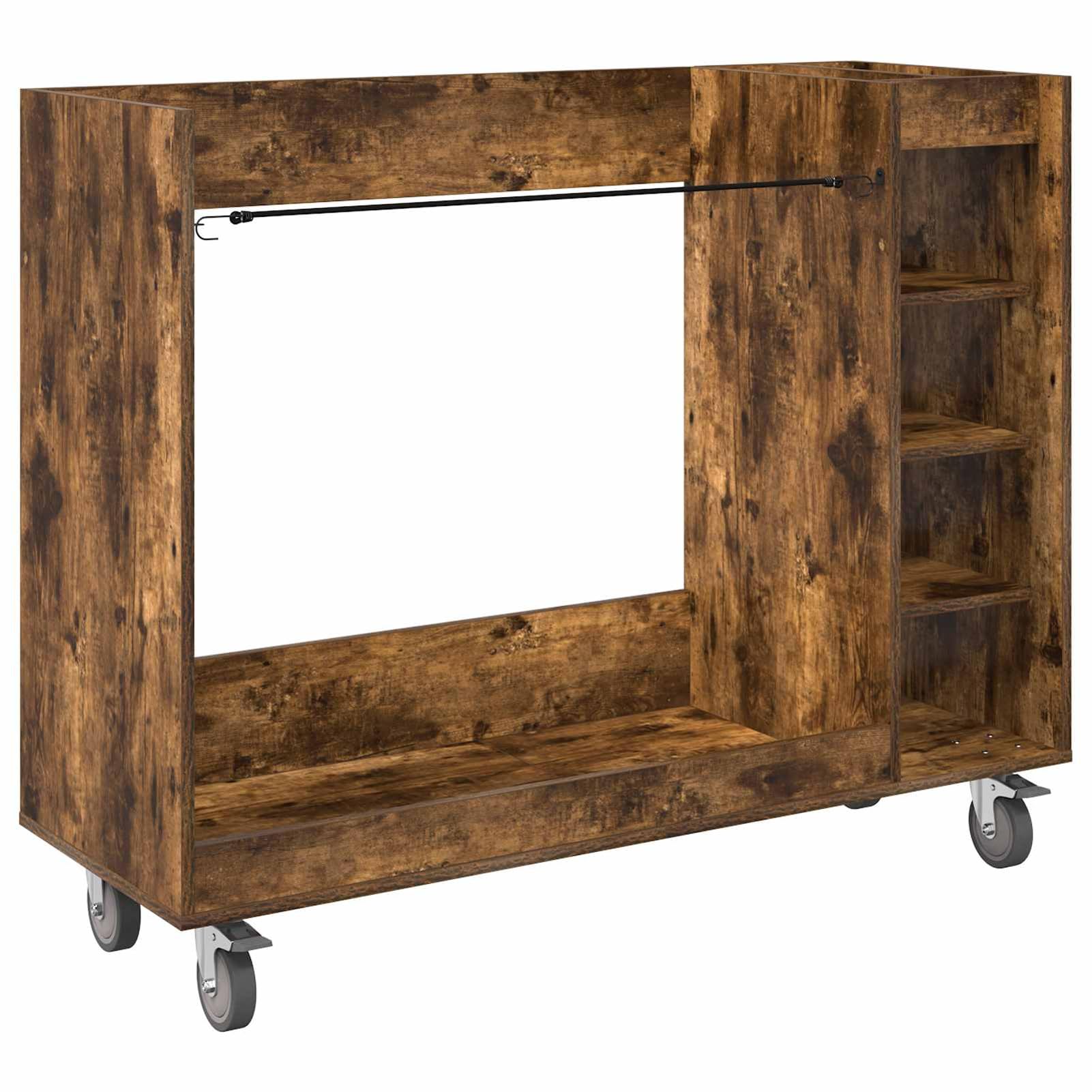 Gecheer Golf-Schrank, 120 x 45 x 98 cm, Eiche, Stauraum für Golfzubehör, für Garage und Wohnraum