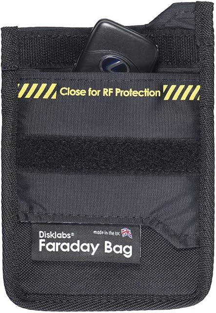 Disklabs Key Shield (KS1) Faraday Bag - RF Shielding for Car Keys
