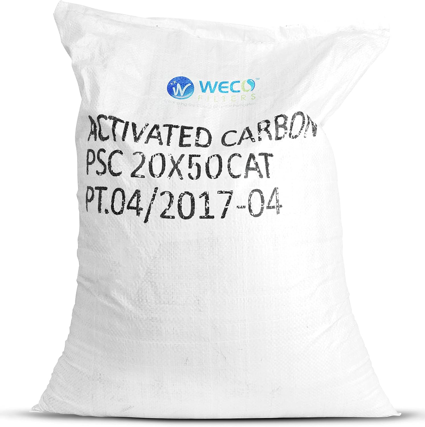 WECO Coco Shell Catalytic Carbon for Water Filters - Replacement Media for Chlorine, Chloramine, Iron, Sulfur Removal and More - 1 cu.ft (12 X 40 MESH)