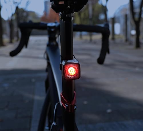 Miniatura 5 de CATEYE Juego de luces para bicicleta AMPP400S y NANO60 faro USB-C de 400 lúmenes y luz trasera de 60 lúmenes con lente OptiCube, hiperflash diurno,