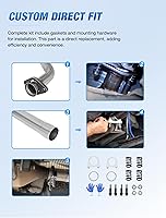 Vista 4 de Nilight Convertidor Catalítico para Dodge Ram 1500 2500 3500 3.9L 5.2L 5.9L 1994 1995 1996 1997 1998 1999 2000 2001 (Estándar EPA)