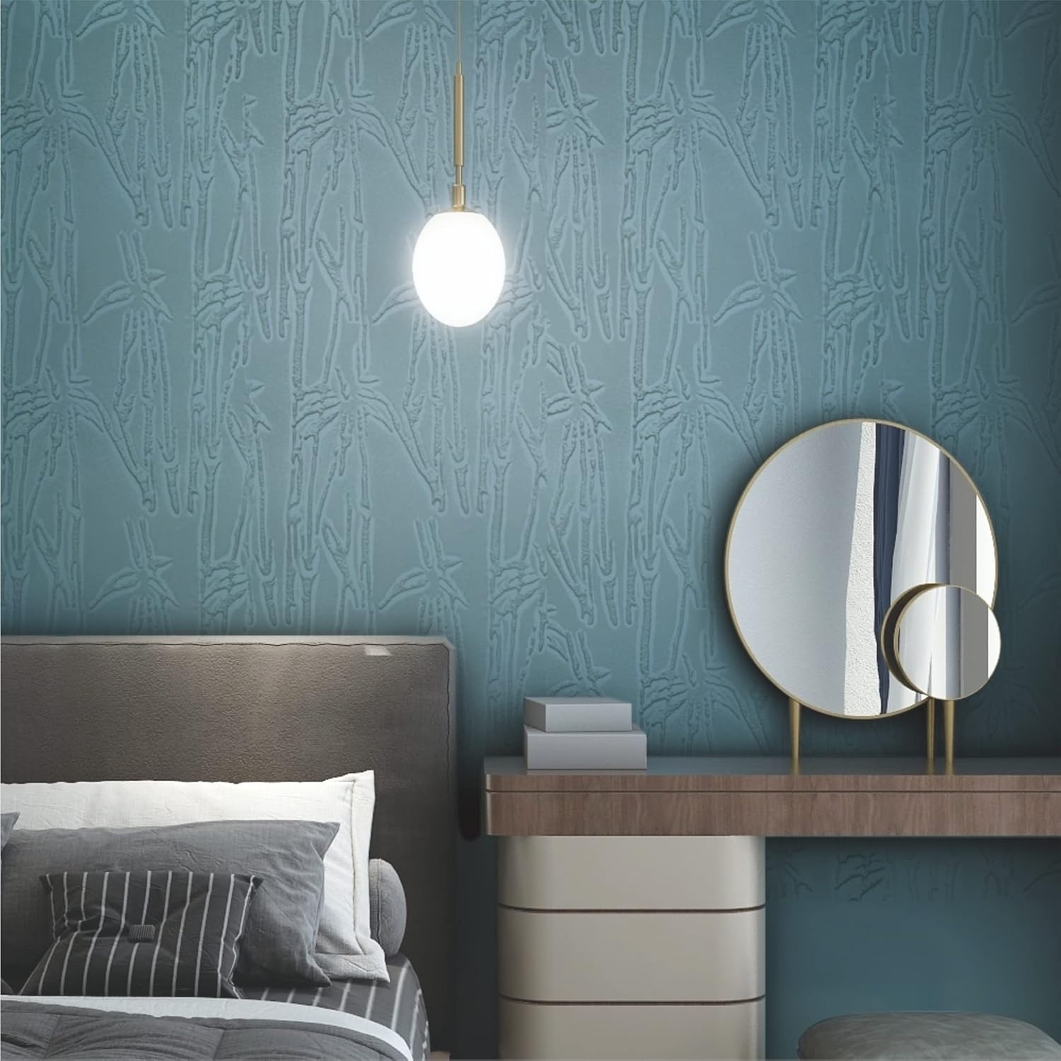 Hanroy 5'' Patterned Paint Roller for Wall Decoration Classic Embossing Texture Rubber Roller for House Painting - - 