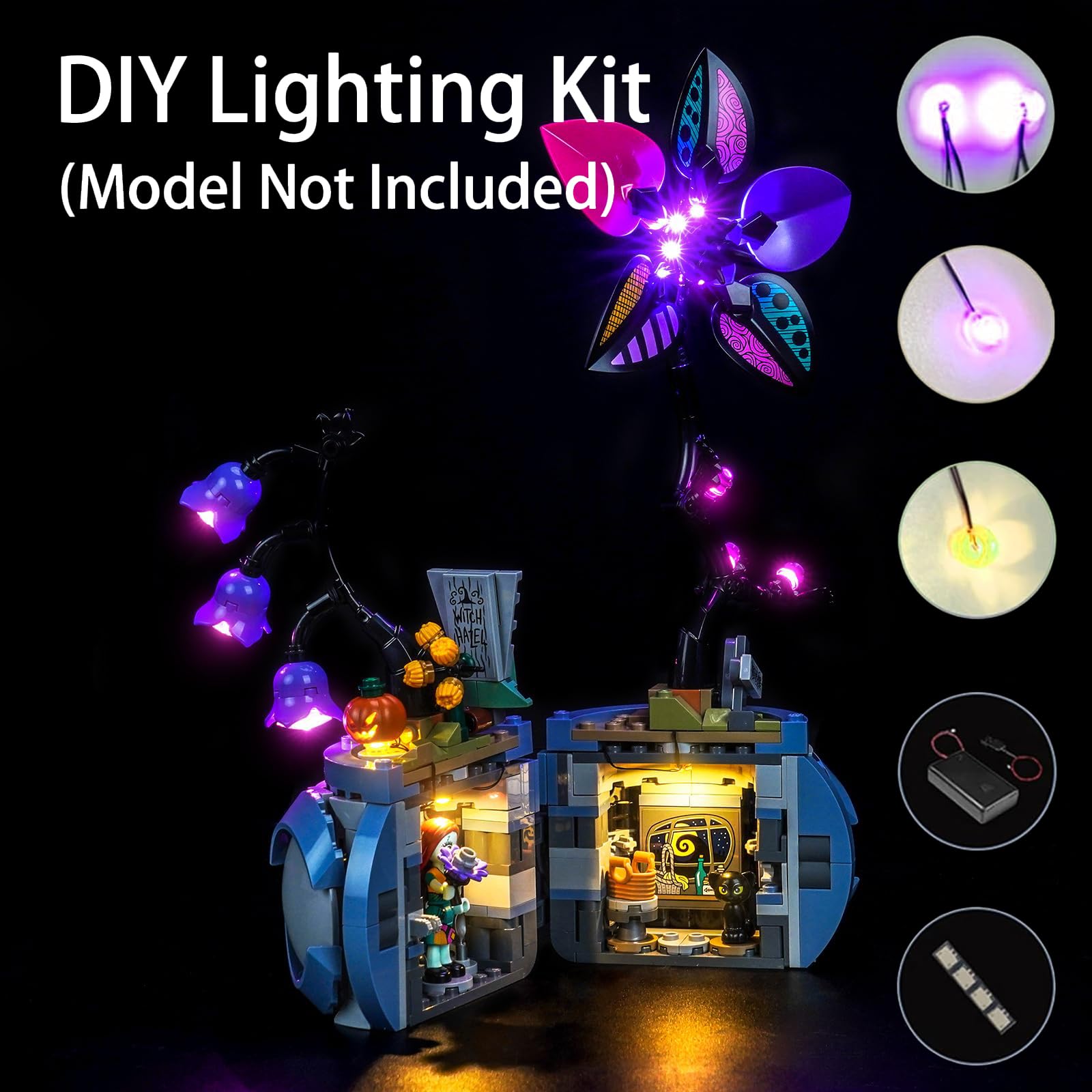 Amazon.com: LED Lighting Kit for Lego 43288 Sally's Flowerpot