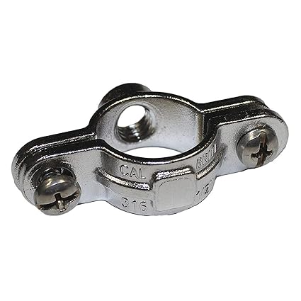 Conduit Clamp,Stainless Steel,3.4 in. L