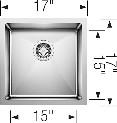 Miniatura 6 de BLANCO B443049 Quatrus QUATRUS R0 BAR CUENCO INOX