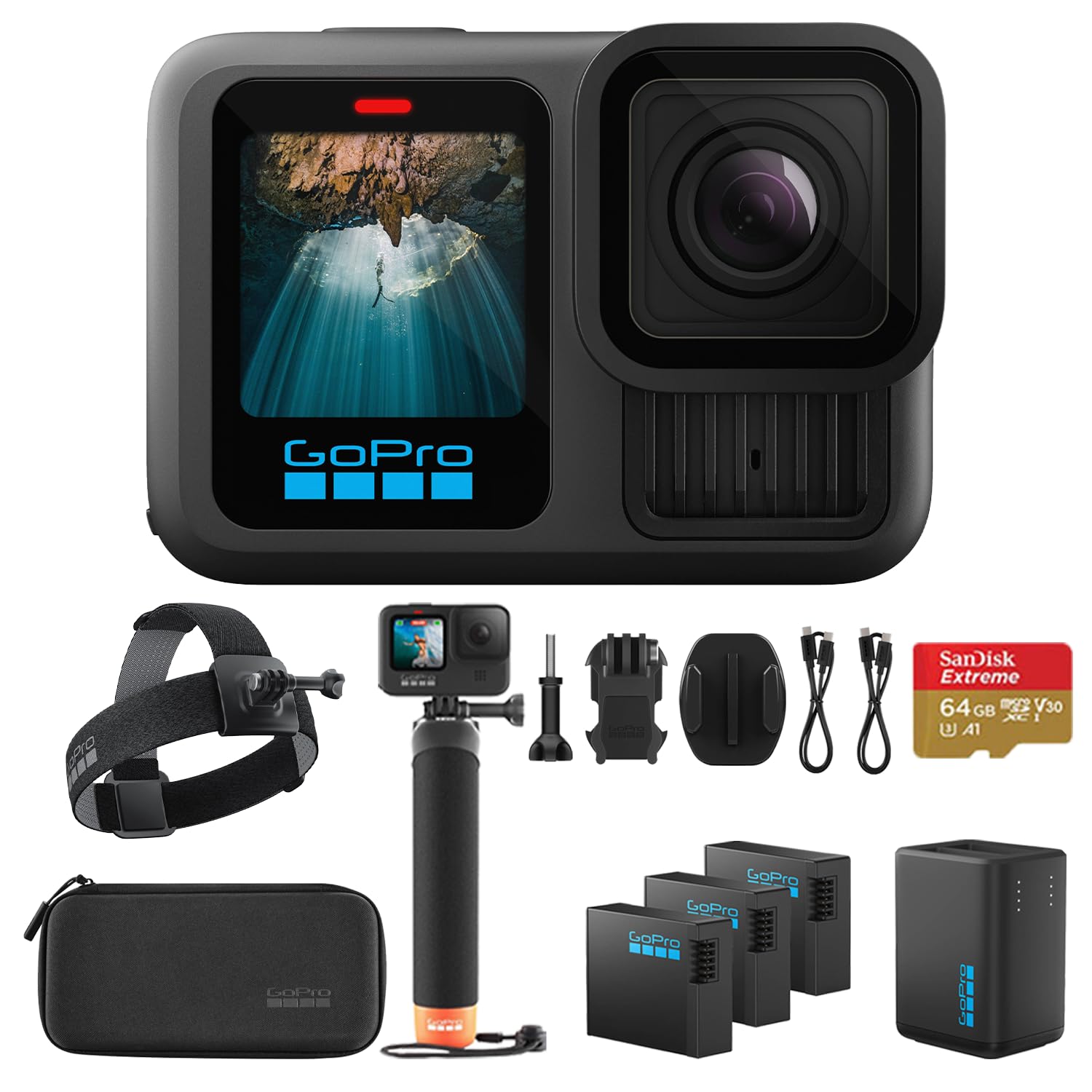 Amazon.com : GoPro HERO13 Black Camera with 3 Enduro Batteries