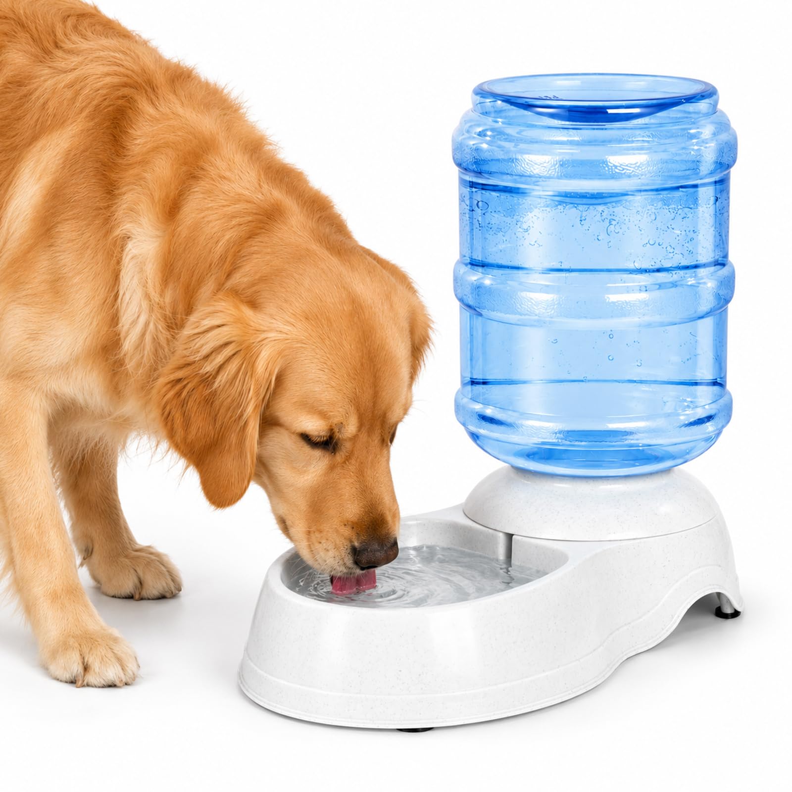 Pet Water Dispenser Station for Large Dogs and Cats, 3 Gallon/11L Gravity Automatic Feeder, Cat Dog Water Fountain-image-2