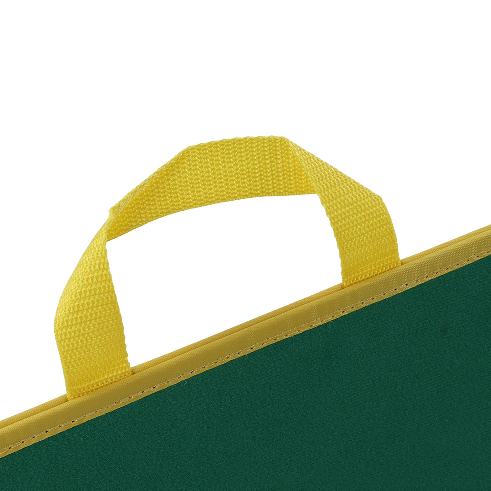 Lavagna in Feltro Pieghevole Autoportante Bifacciale, Libri Didattici Portatili con Cinghia per Apprendimento Precoce, Scuola Materna, Scuola a Casa e Ufficio, Tabelloni (Blu Verde)