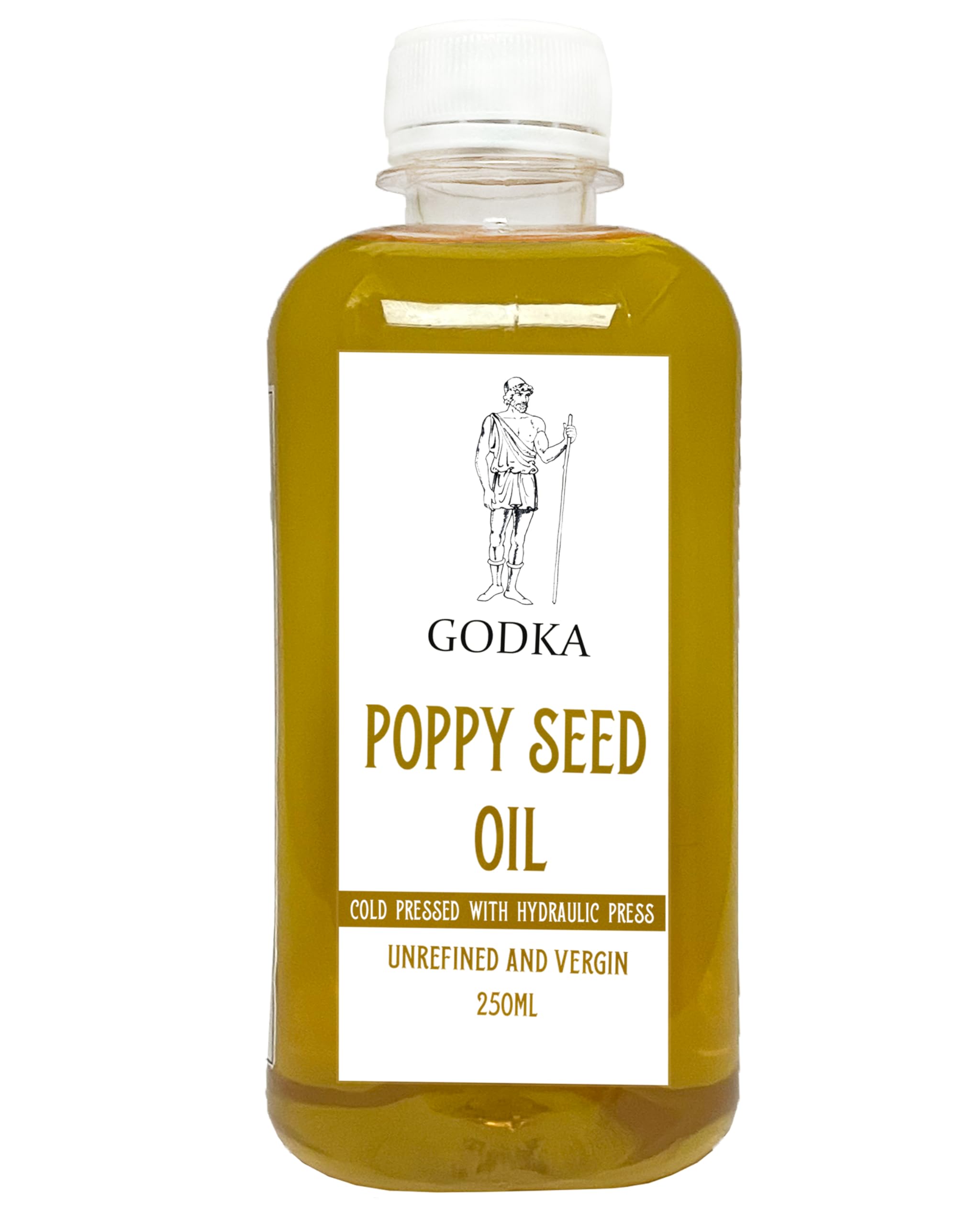 Organic Poppy Seed Oil (Cold Pressed Khas Khas Oil) / 100% Pure poppy seed oil For Hair Growth & Skin Body Moisturizer,250 ml