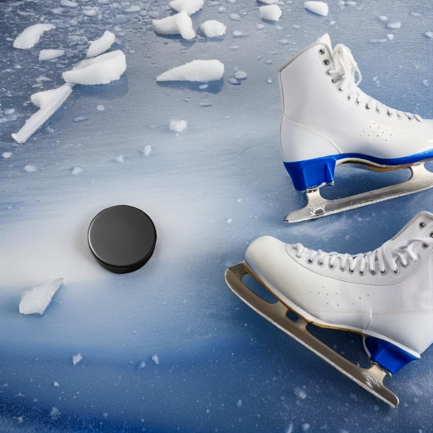 25pcs PU Foam Hockey Pucks for Training High Elastic Matte Black Ice and Floor Pucks with Shock Absorption Seasonproof Design for Indoor Outdoor Practice and Group Drills