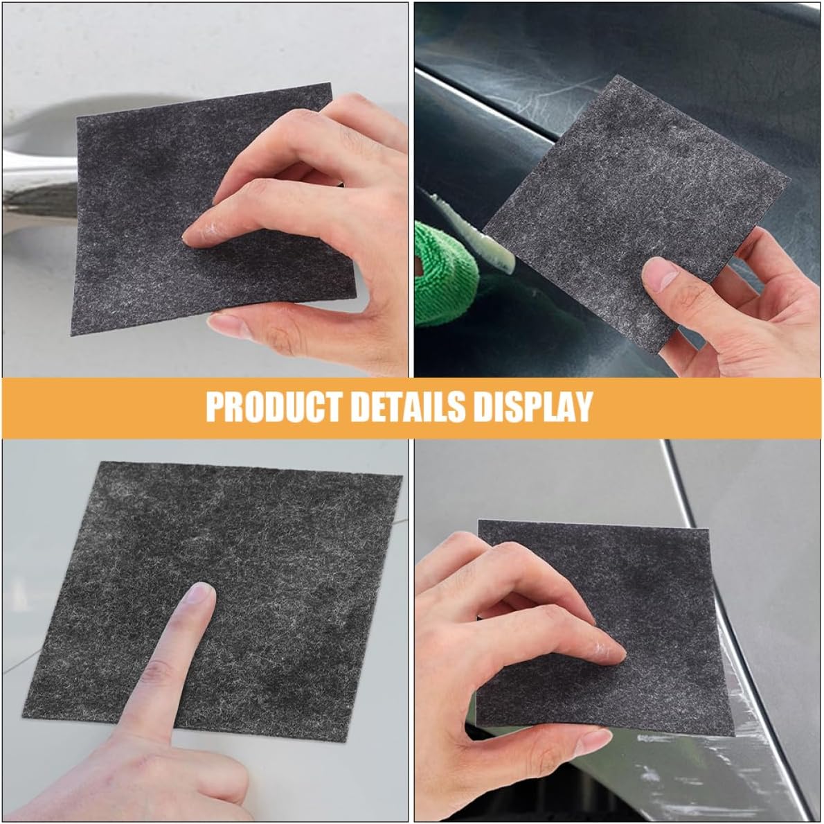 Ciieeo 5pcs Car Scratch Removal Tool Nano Sparkle Cloth Auto Scratch Remover for Cars Supply