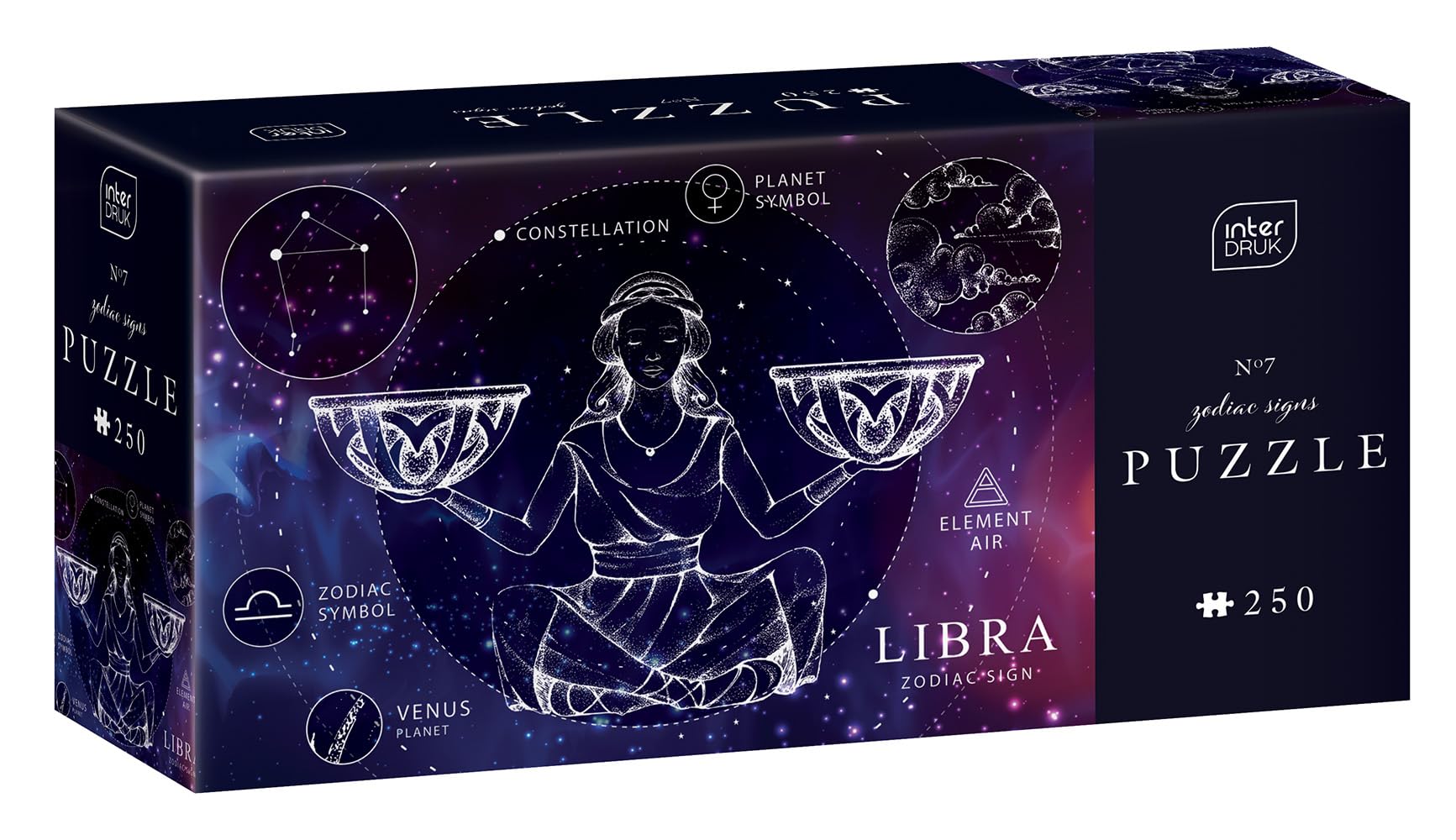 Interdruk - 250 Piece Jigsaw Puzzle for Adults - Zodiac Signs - Libra
