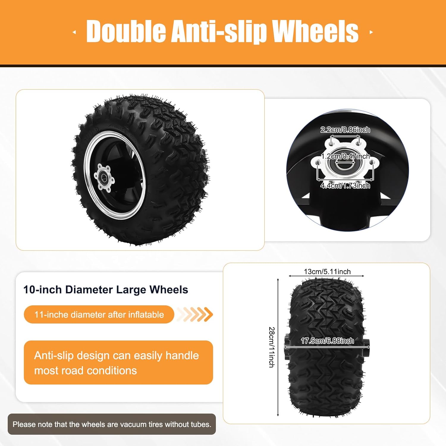 Electric Cart Conversion Kit, 24V 250W 10 Inch Wheels Electric Motor Set with Controller and Thumb Throttle for Go-Karts Wheelchairs Senior Mobility Scooters Dune Buggy Beach Cart UTV ATV DIY