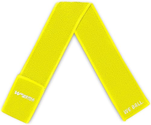 Miniatura 11 de We Ball Sports Streamer - Toalla deportiva con cierre de velcro para limpiar visera y guantes de fútbol (negro) Negro,Azul,Amarillo