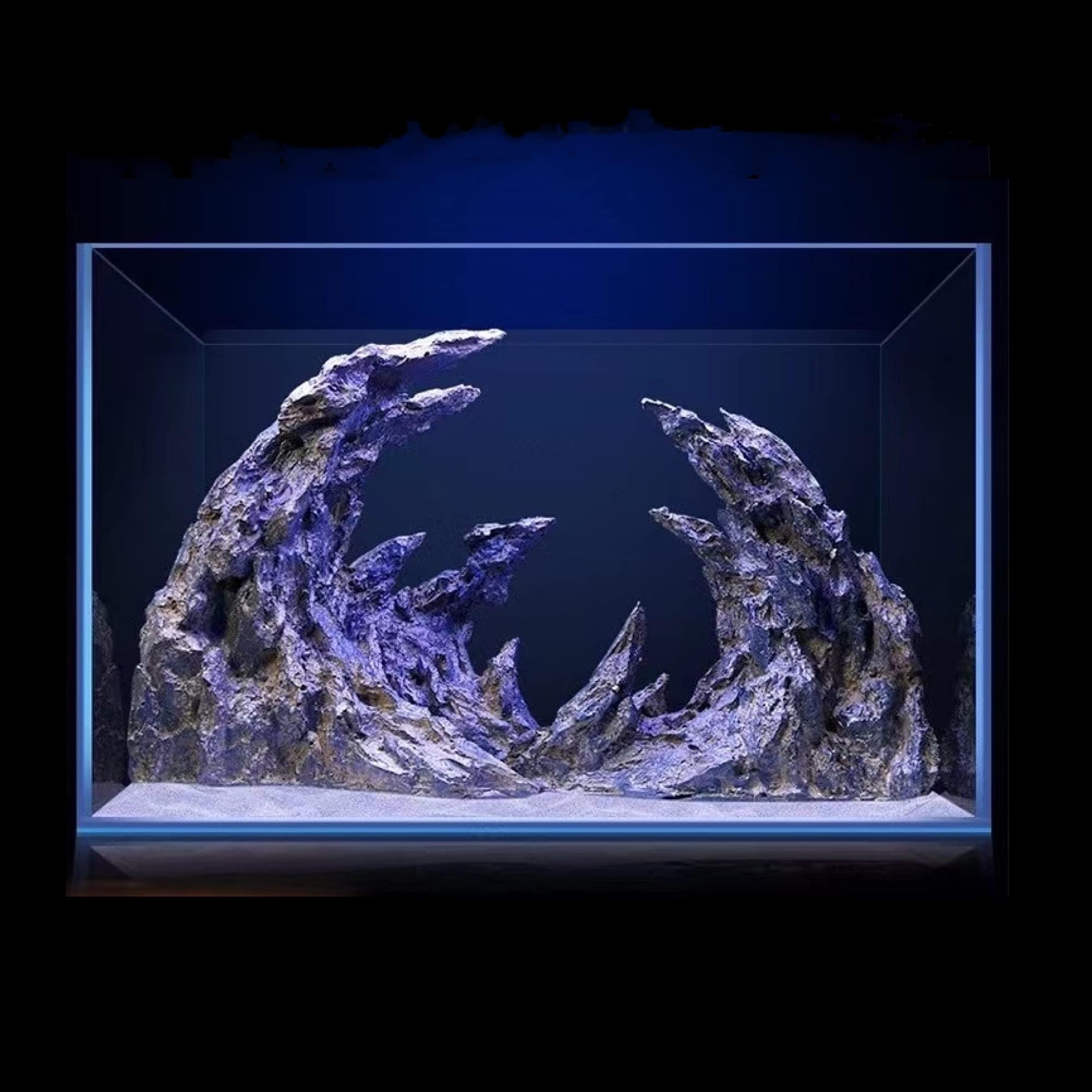 Novelsite Fish Tank Decor Rocks Aquarium Ornaments