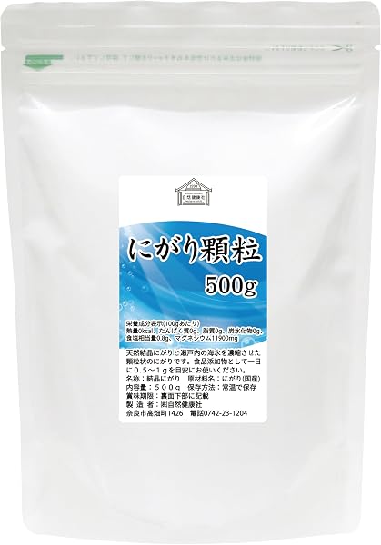自然健康社 にがり顆粒 500g