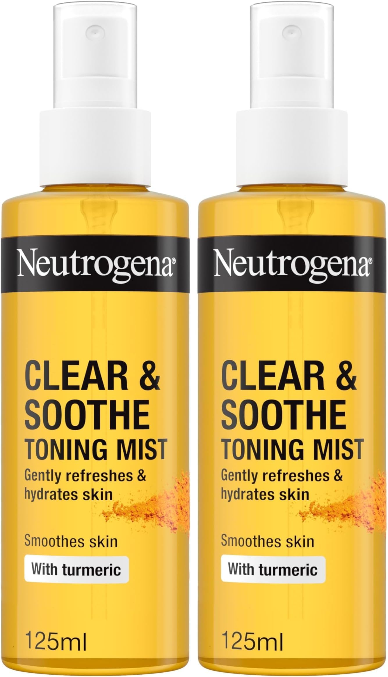 Neutrogena Clear Soothe Toning Mist Hydrating Sensitive Skin 2x125ml