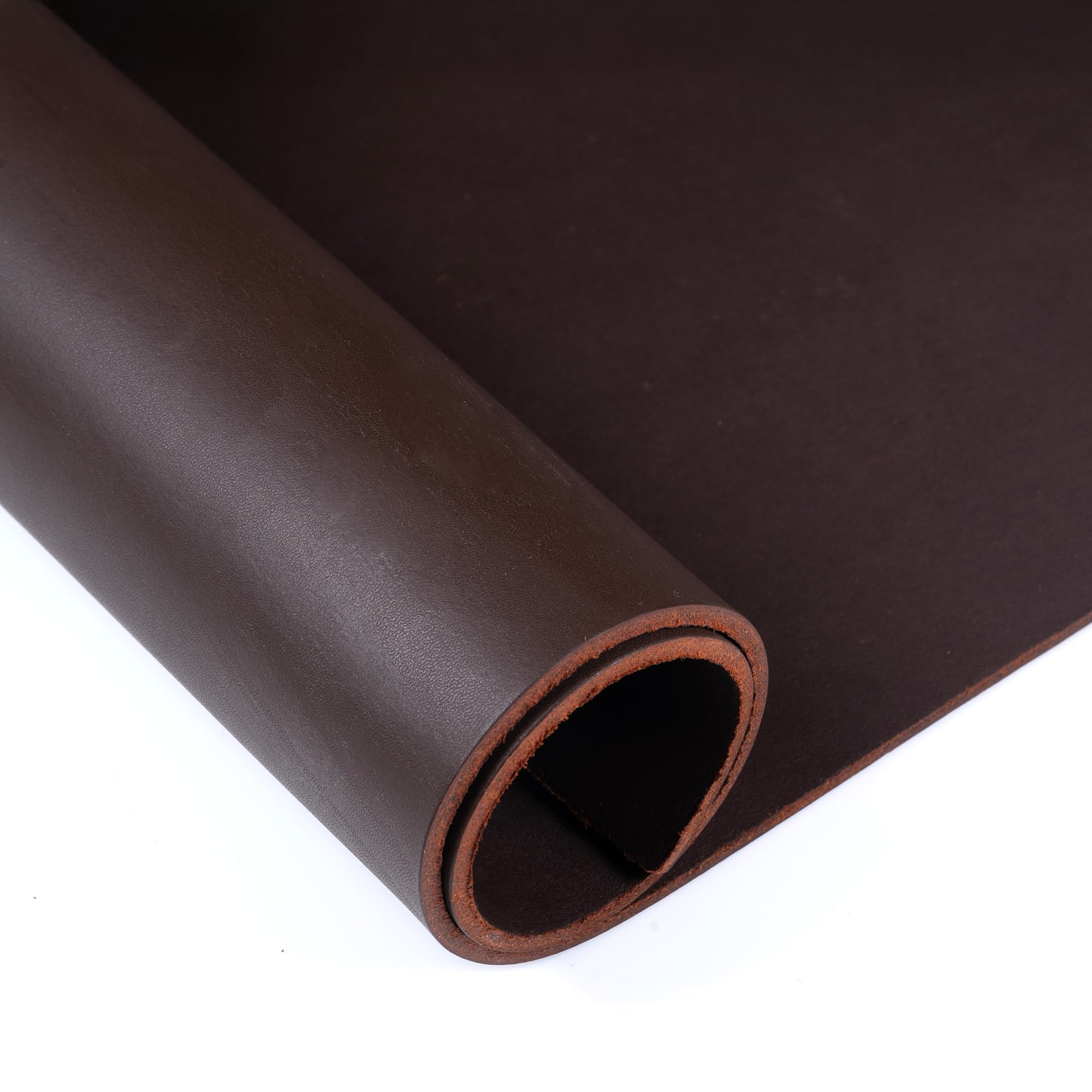 WeaverHandcraft English Bridle Vegetable Tanned Leather Sheet – Full Grain Eco-Friendly Leather for Saddlery, Belts, Wallets, Bags, Décor & Craft Projects – 3.5mm to 4.0mm (Chestnut)-image-27