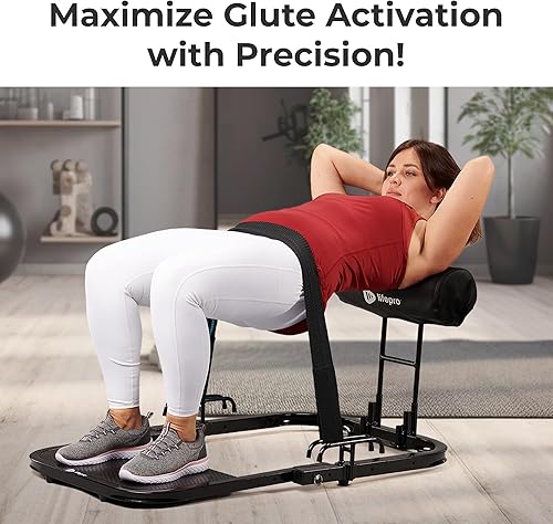 Miniatura 2 de Lifepro GluteBlast Hip Thrust Machine - Premium Squat & Glute Machine Workout Equipment for at Home Gym with Resistance Bands - Multipurpose Glute