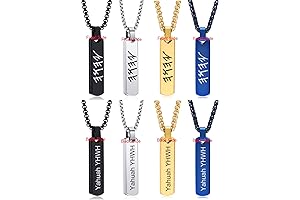 Yahuwah Vertical Bar Necklace: A Symbol of Strength and Faith