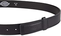 Vista 3 de Dickies Cinturón mecánico de cuero antiarañazos para hombre, Negro