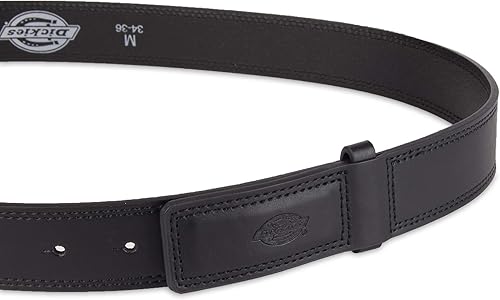 Miniatura 3 de Dickies Cinturón mecánico de cuero antiarañazos para hombre, Negro -