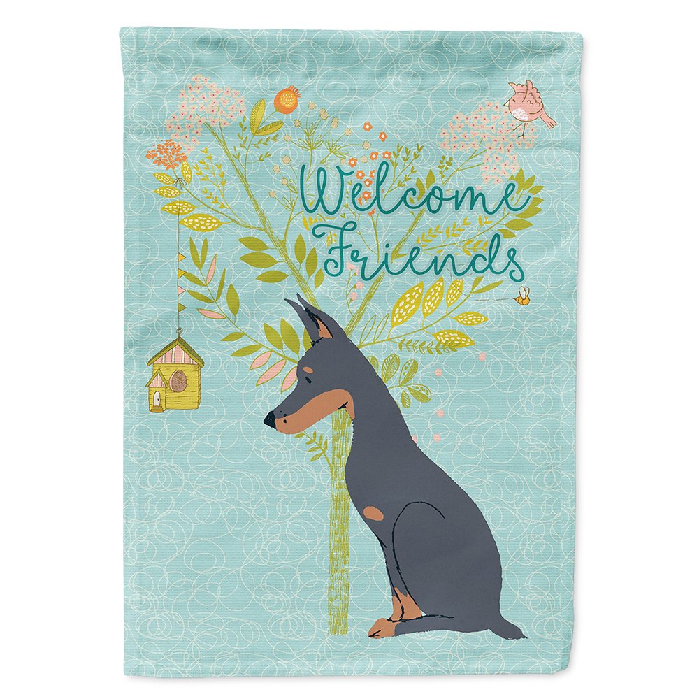 Doberman Pinscher Flag en canevas haut de gamme grand format multicolore