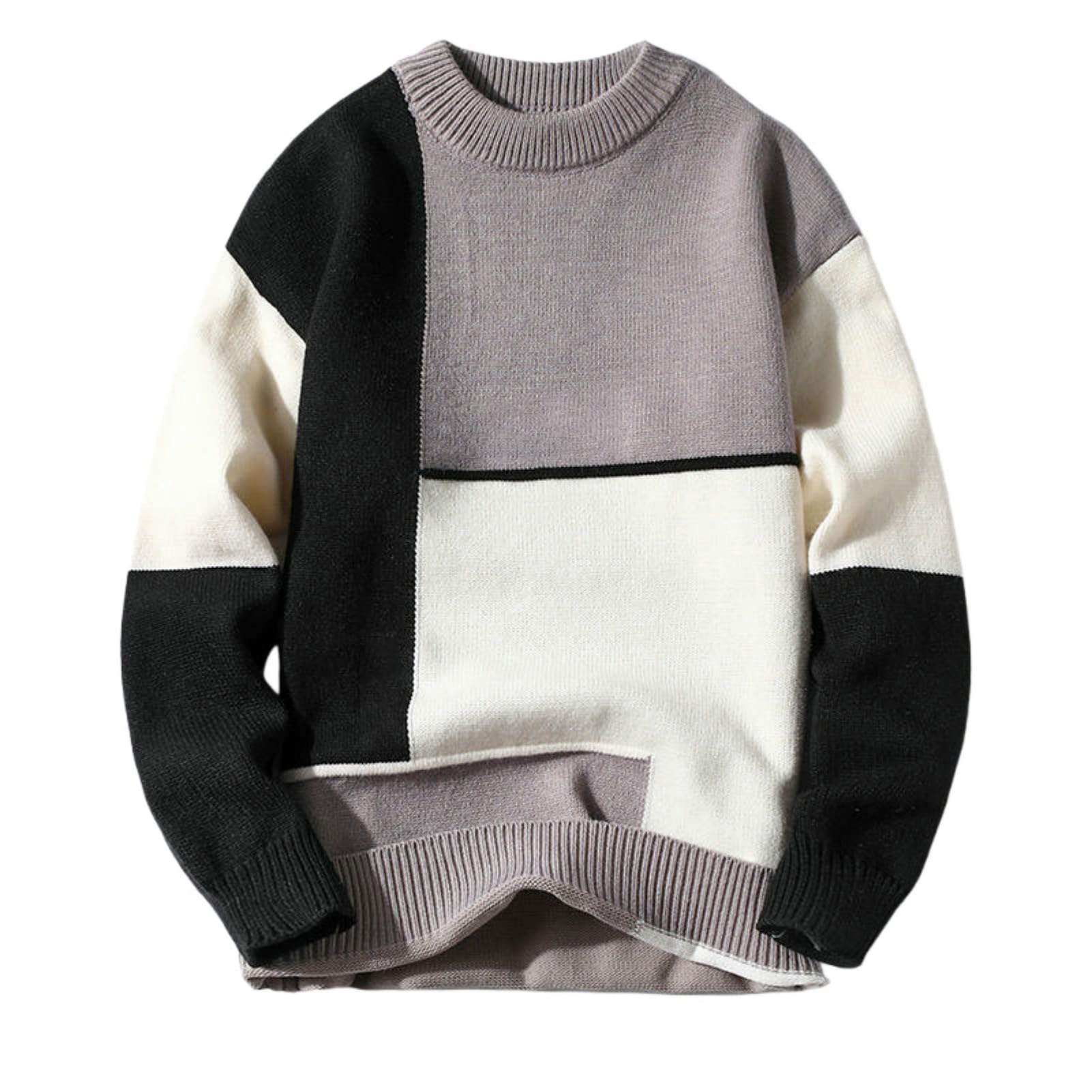 Suéter de hombre estilo coreano para otoño e invierno un jersey casual de manga larga 8