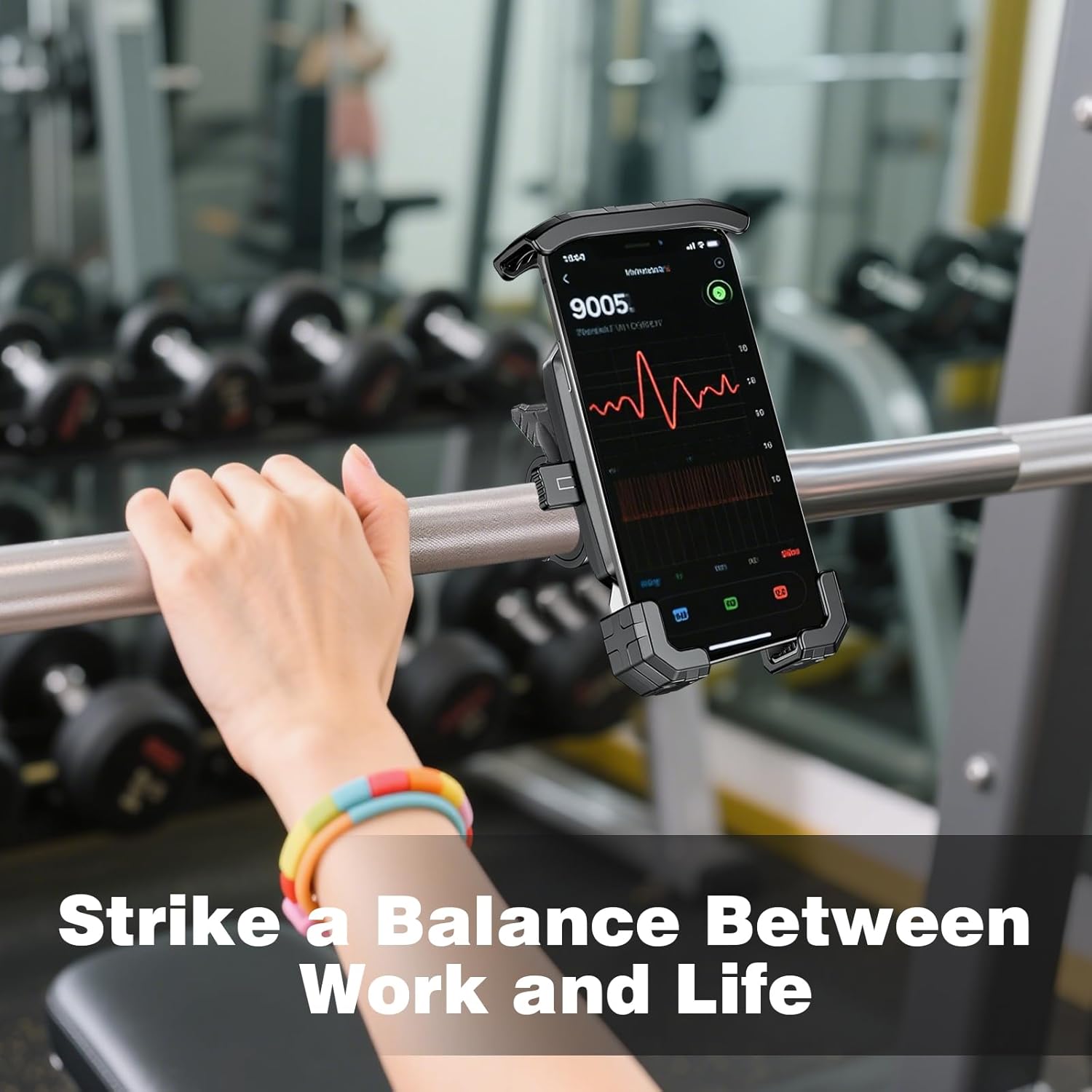 Roykaw Golf Push Cart Phone Holder, Universal Compatible with Caddytek, Clicgear and Most Push Carts, Fits for All Cell Phone, Fully Protection, Easy Installation - Image 8