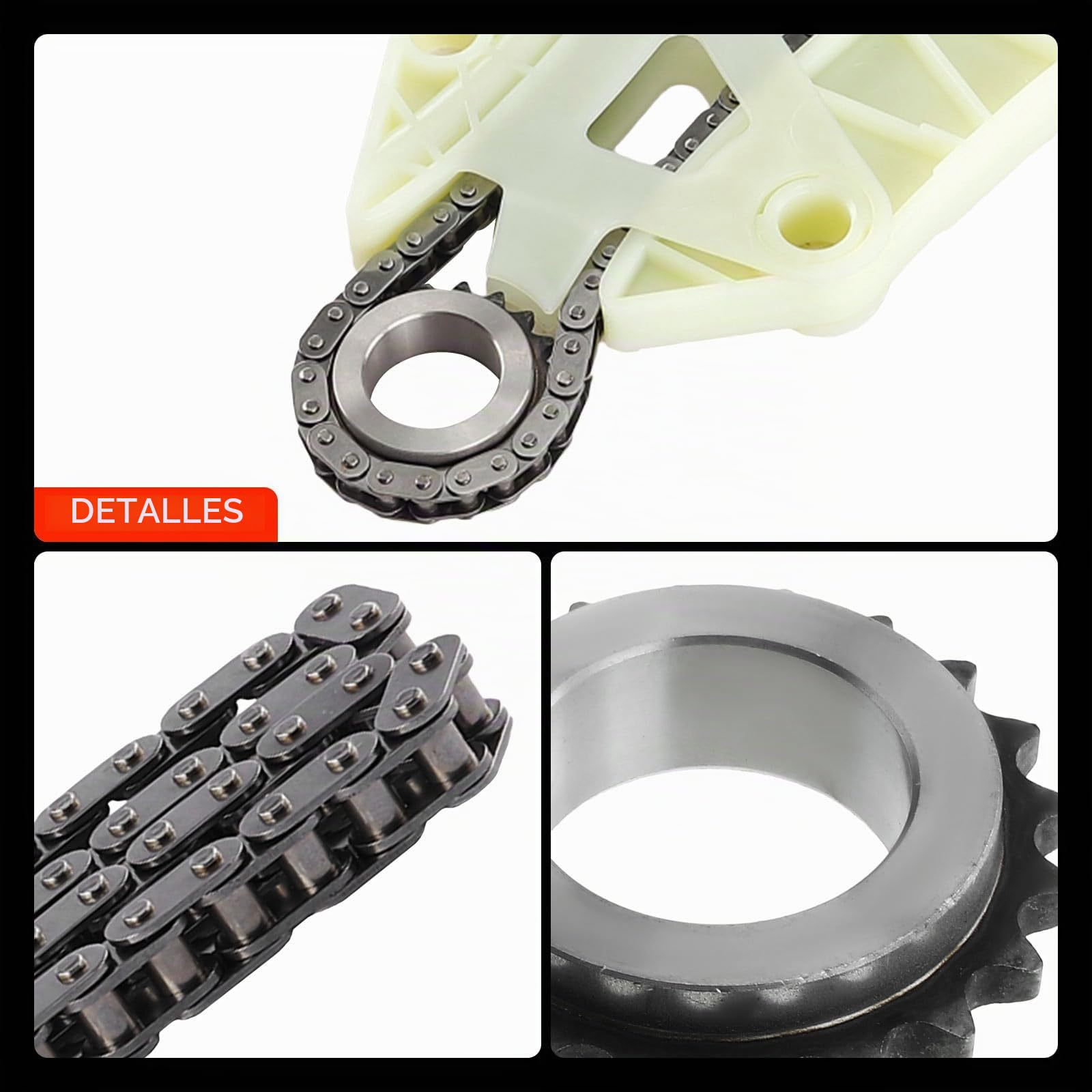 Frankberg Kit de cadena de distribución 11217588996 | Compatible con: DS5, M.i.n.i Convertible R57, 2008 I CU, C5 III Ruptura RW, Tipi de socio, 207 SW WK, 508 I 8D