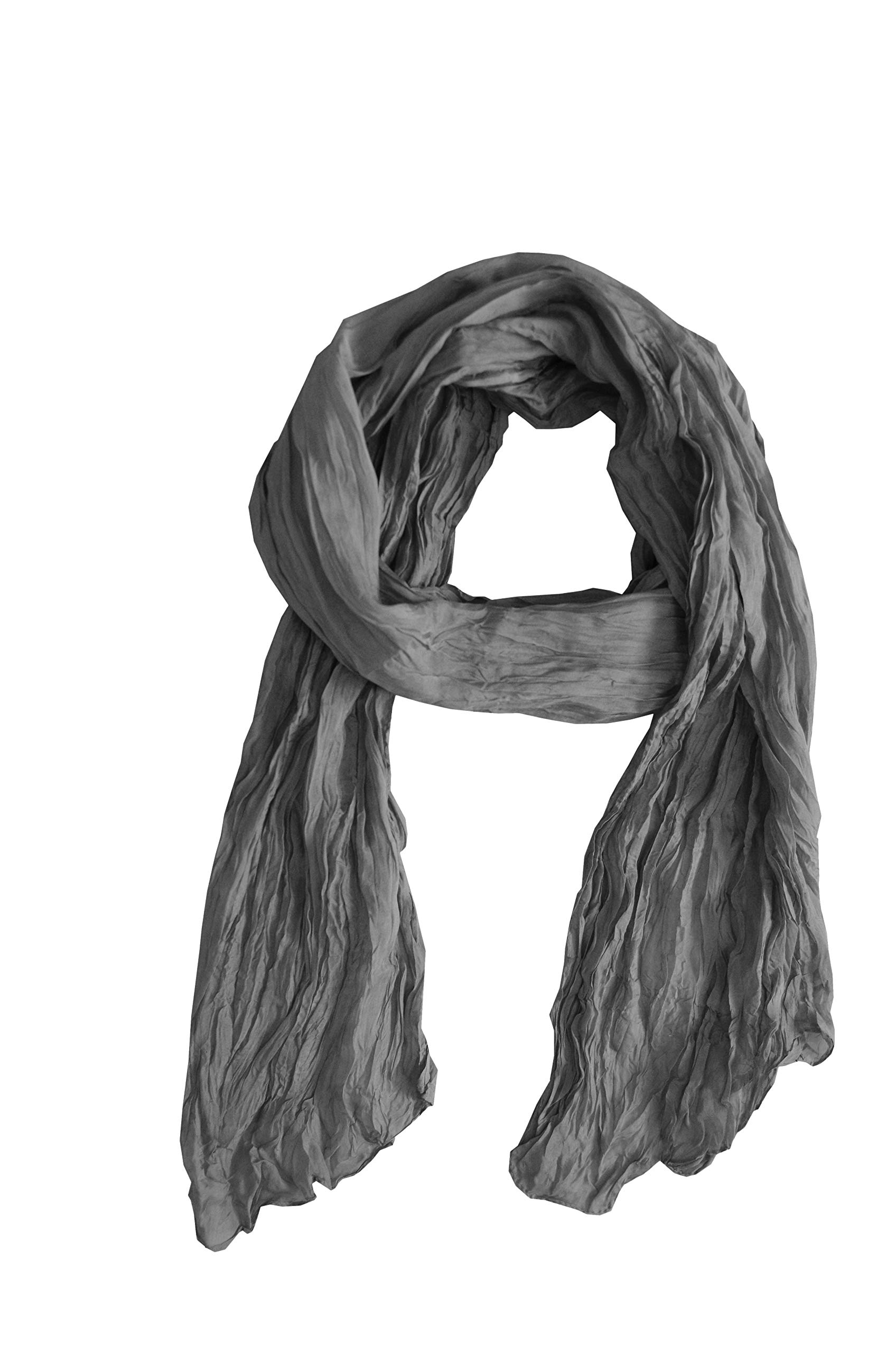 Posh Gear Damen Herren Seiden Schal wrinkle scarf aus 100% Seide