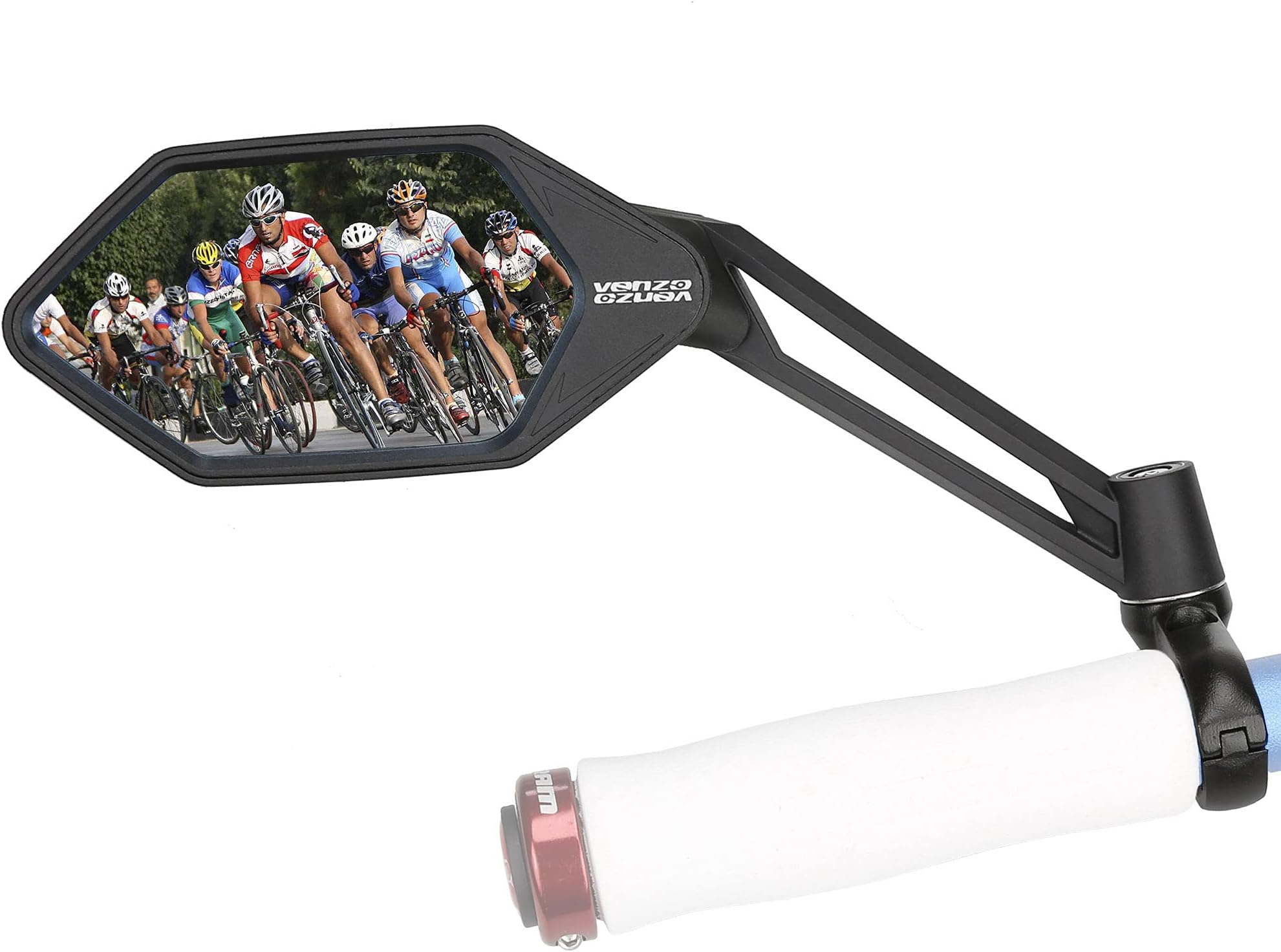 Handlebar Bike Rearview Mirror,HD Wide Angle Bicycle Rear View